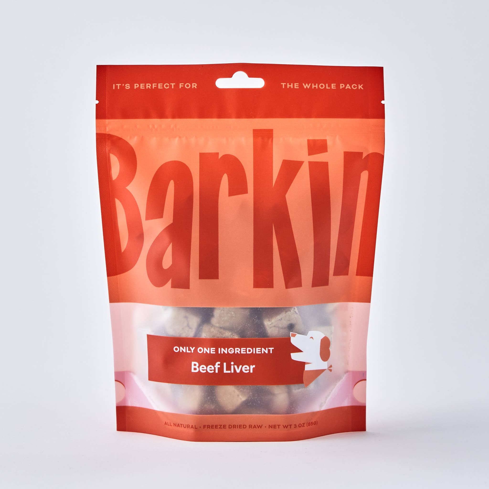 BARKIN - FREEZE DRIED BEEF LIVER SINGLE INGREDIENT DOG TREATS